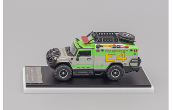 HUMMER Fire Department, silver / green