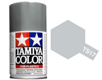 Краска спрей блестящий алюминиевый TS-17 Gloss Aluminum (в баллоне), 100 мл.