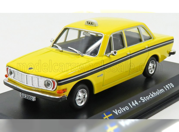 VOLVO 144 Taxi Stockholm 1970, Yellow Black