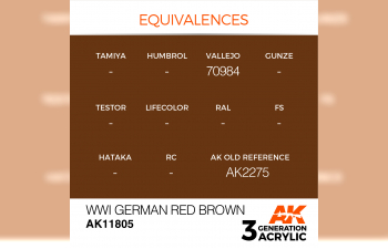 WWI German Red Brown