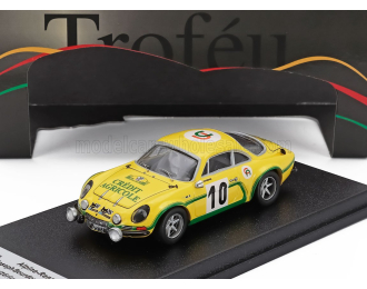 RENAULT Alpine A110 1800 (night Version) №10 Winner Rally Criterium De La Cote Fleurie (1974) Joseph Bourdon - Jacques Moutard, Yellow