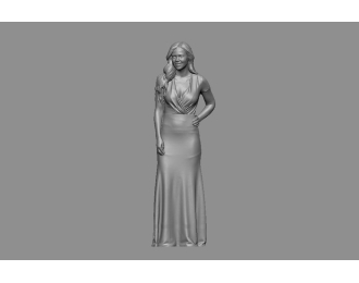 Фигурка Девушка в жёлтом платье. (под покраску)