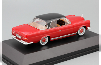 MERCEDES-BENZ 220 SE Coupe, red / black