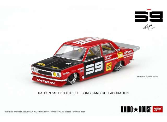 Kaido House Datsun 510 Pro Street SK510, red/black