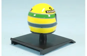 MINI HELMET Ayrton Senna №12 John Player Team Lotus Formula 1 (1985)