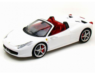 FERRARI 458 Italia Spider 2011, white