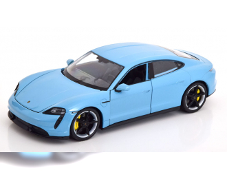 PORSCHE Taycan (2020), light blue-metallic