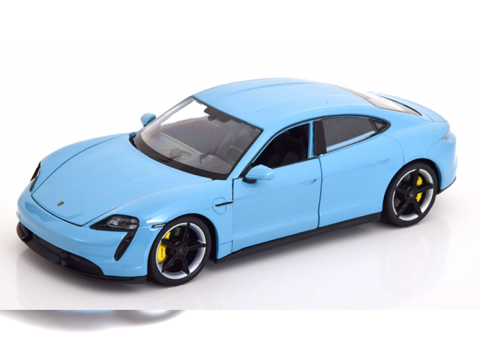 PORSCHE Taycan (2020), light blue-metallic