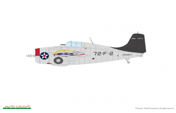 Сборная модель истребитель F4F-3 и F4F-4 Wildcat, MIDWAY комбо (2 в 1)