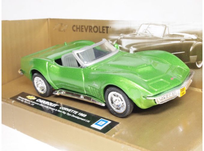 CHEVROLET Corvette (1969), green