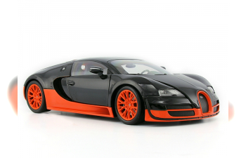 Bugatti Veyron Super Sport 2010 карбон/оранжевый, мировой рекорд скорости