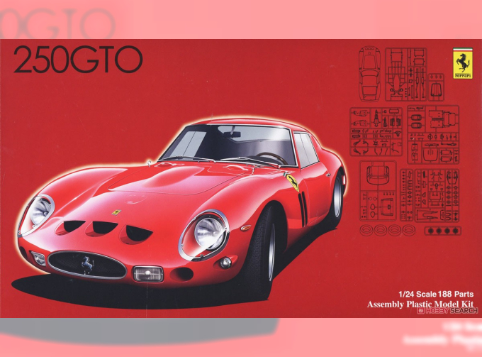 Сборная модель Ferrari 250 GTO with Etching Parts