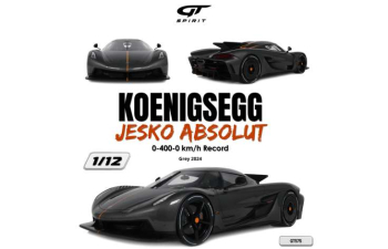 KOENIGSEGG Jesko Absolut 0-400-0 km/h (2024), record grey