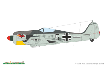 Сборная модель немецкий истребитель Fw 190A-6 (ProfiPACK)