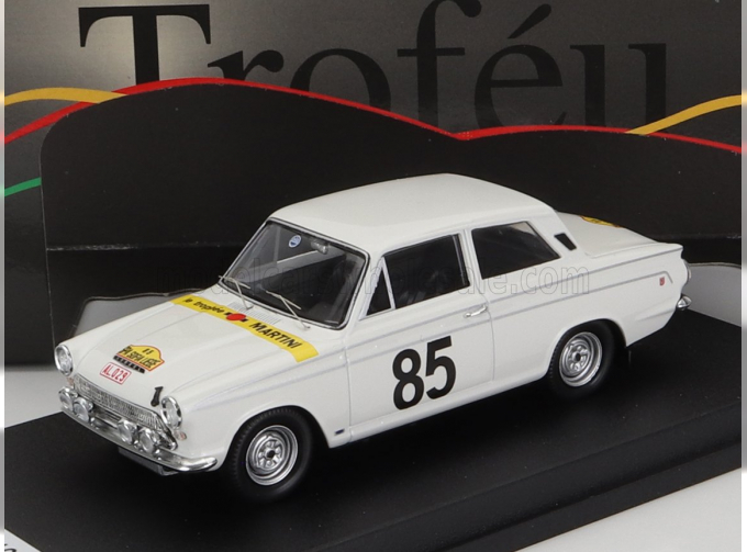 FORD Lotus Cortina Gt №85 Rally Spa-sofia-liege (1964) G.staepelaere - E.meeuwissen, White