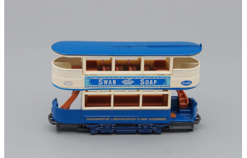 PRESTON TRAMCAR, beige / blue