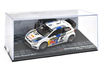 VOLKSWAGEN Polo R WRC #8 Rally Sweden Sebastien Ogier/Julien Ingrassia (2013), white