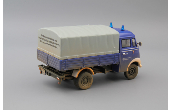 MERCEDES-BENZ L319 THW Pritschenwagen, blue / grey