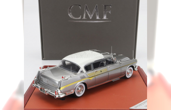 IMPERIAL Crown Ghia Limousine (1956) - Personal Car King Saud, Silver White