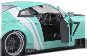  NISSAN GT-R (R35) LB Works (2020), mint green