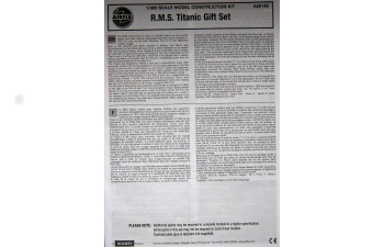 Сборная модель RMS Titanic Large Gift Set