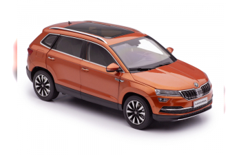 SKODA Karoq рестайлинг (2021), оранжевый металлик