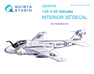 3D Декаль интерьера кабины A-6E Intruder (для модели HobbyBoss)