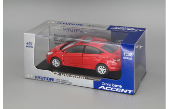 HYUNDAI Solaris (Accent), red