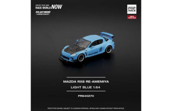 MAZDA RX-8 RE-AMEMIYA, light blue