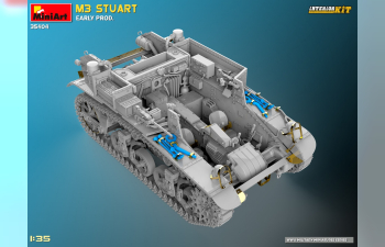 Сборная модель TANK M3 Stuart Military 1945