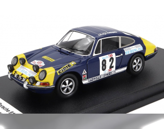 PORSCHE 911s Coupe N 82 Tap Rally (1970) Colaco Marques - Jorge Cirne, Blue Yellow
