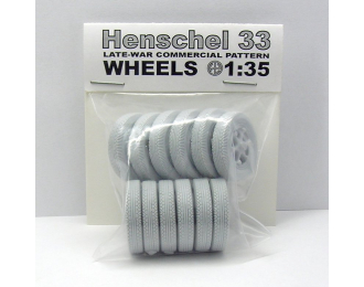 HENSCHEL 33D Wheels (Late-War Type, Road Pattern)