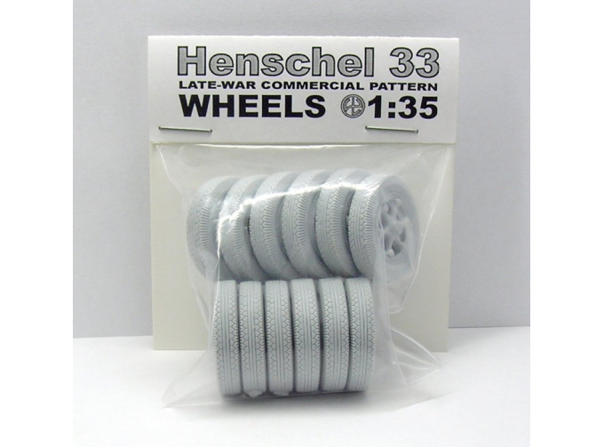 HENSCHEL 33D Wheels (Late-War Type, Road Pattern)