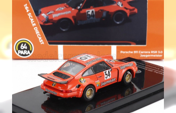 PORSCHE 911 Carrera Rsr 3.0l Turbo Jagermeister №54 Racing (1975), Orange