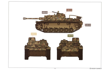 Сборная модель самоходное орудие StuG III Ausf.G (ранняя версия с интерьером)