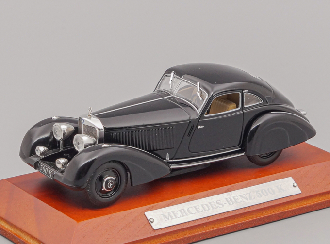 (Б/У) MERCEDES-BENZ 500K Autobahnkurier (1934), Mercedes-Benz Offizielle Modell-Sammlung 2, black