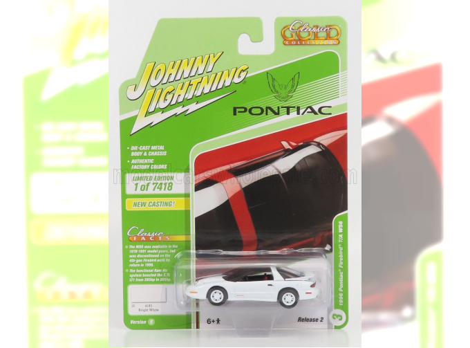 PONTIAC Firebird Trans Am (1996), White Black