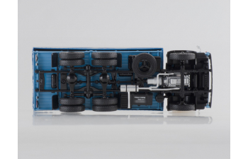 Камский грузовик 5320 с прицепом ГКБ-8350, синий