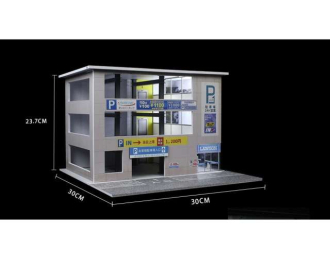 Diorama *Japan parking building with light*, various