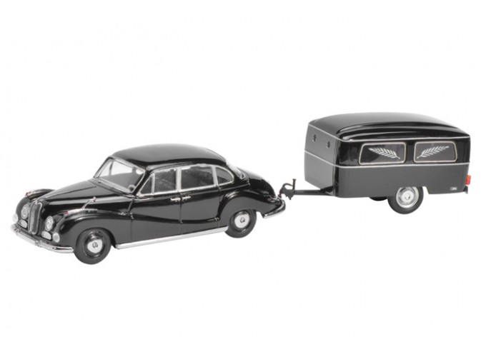 BMW 502 with funeral trailer "Westfalia", L.e. 1000 pcs. (black)