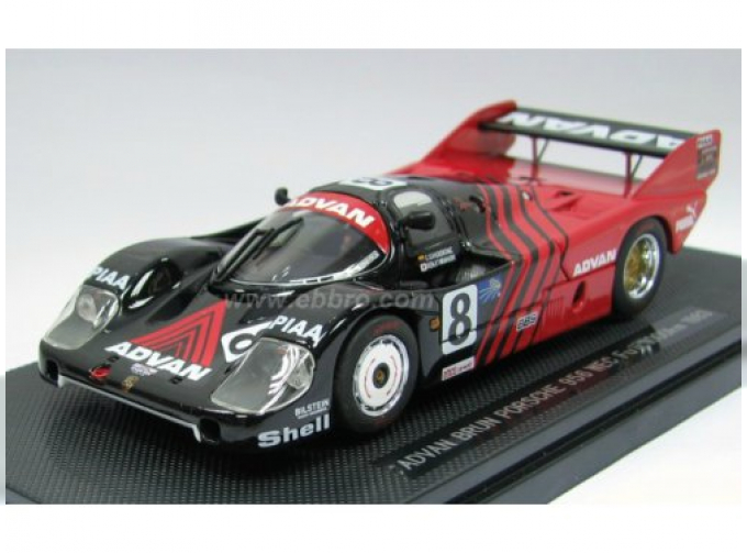 PORSCHE 956 WEC Japan 1983 Advan (открывающаяся крышка двигателя), black