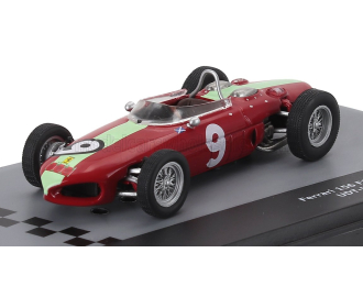 FERRARI F1 156 Team Laystall Racing №9 Season (1962) Innes Ireland - Con Vetrina - With Showcase, Red Green