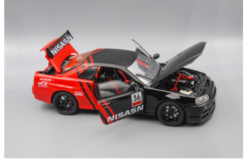NISSAN Skyline GT-R, чёрный, 26 см.