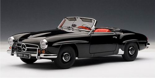 MERCEDES-BENZ 190SL (REMOVABLE ROOF), BLACK