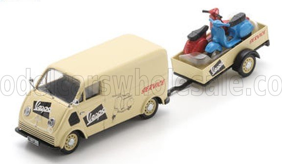 DKW F89L DKW VAN With trailer VESPA SERICE + 2X PIAGGIO VESPA (1952)