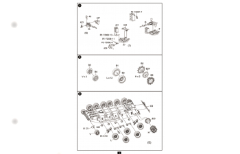 Сборная модель Soviet танк Т-80 Main Battle Tank 1970s-1990s N in 1