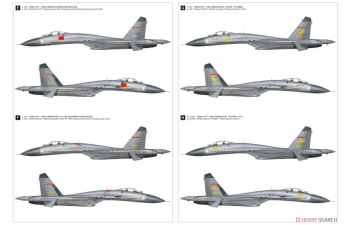 Сборная модель Истребитель Суххой-27 Flanker-B ВВС Китая (30 лет службы)