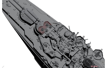 Сборная модель IJN Aircraft Battleship Haruna 1944 Sho Ichigo Operation, plastic modelkit