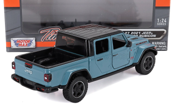 JEEP Gladiator Rubicon Pick-up Hard-top (2021), Light Blue