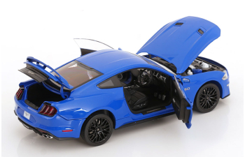 Сборная модель FORD Mustang GT with Wide Body Kit (2019), blue metallic